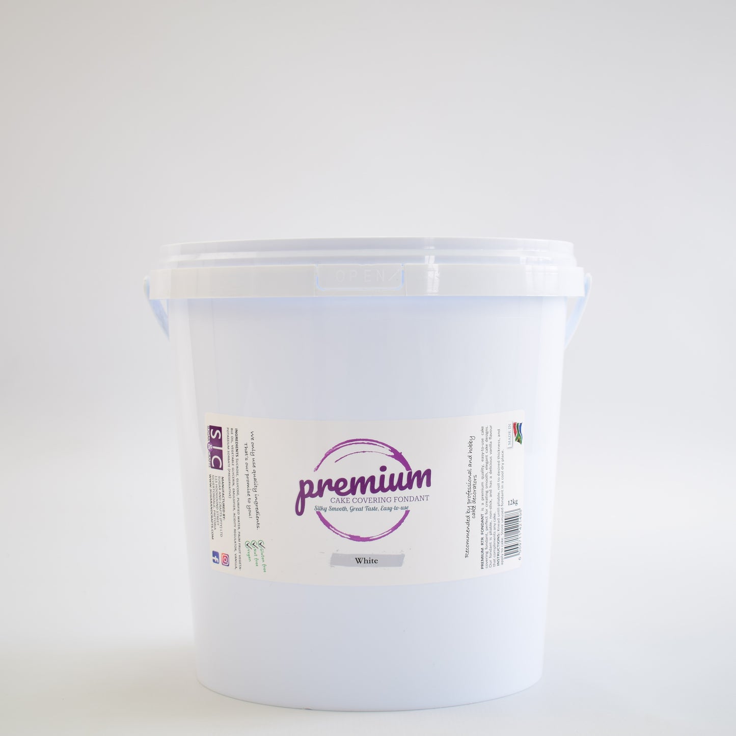 PREMIUM RTR Fondant - Satin White 12kg