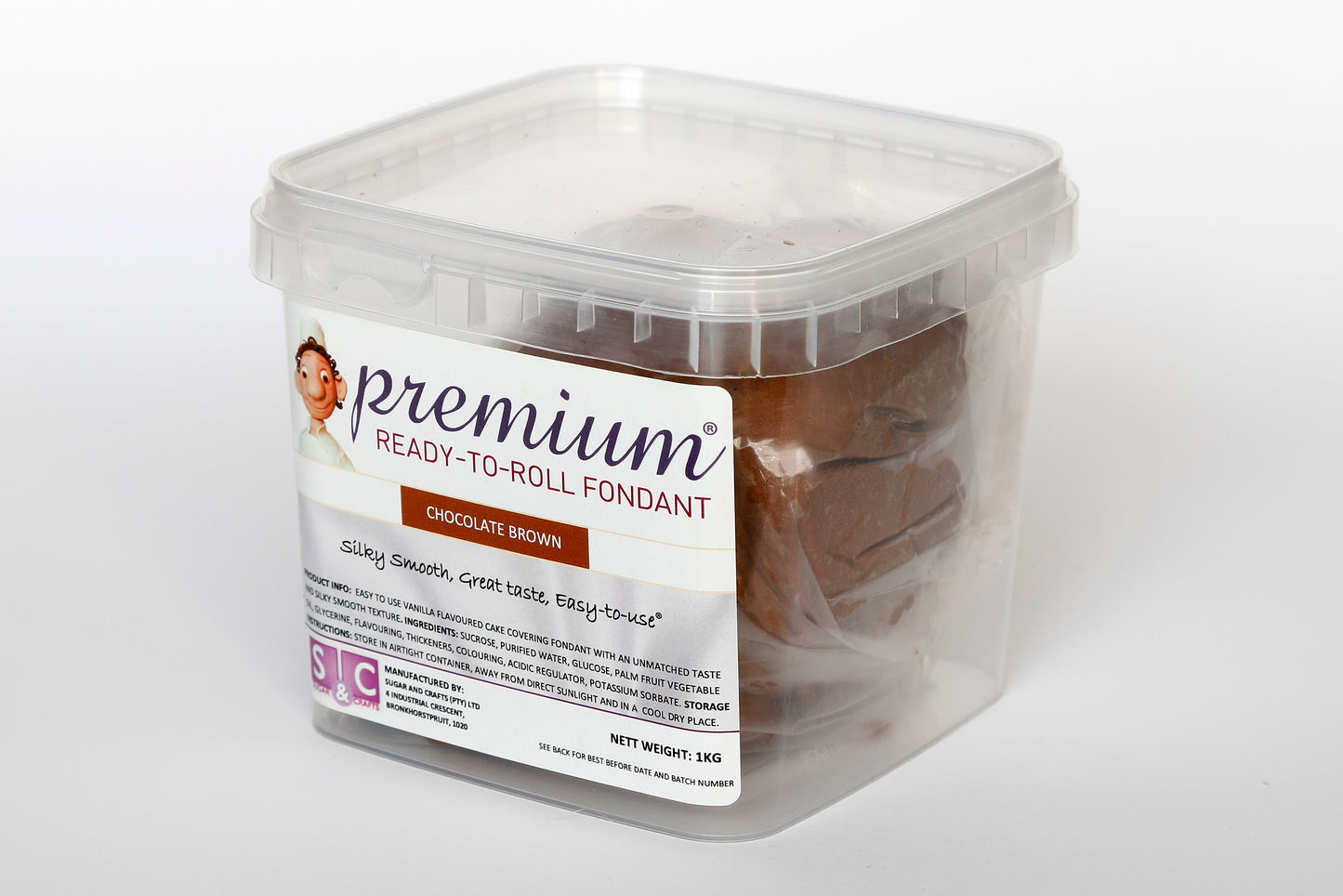 PREMIUM Fondant Chocolate Brown 1kg