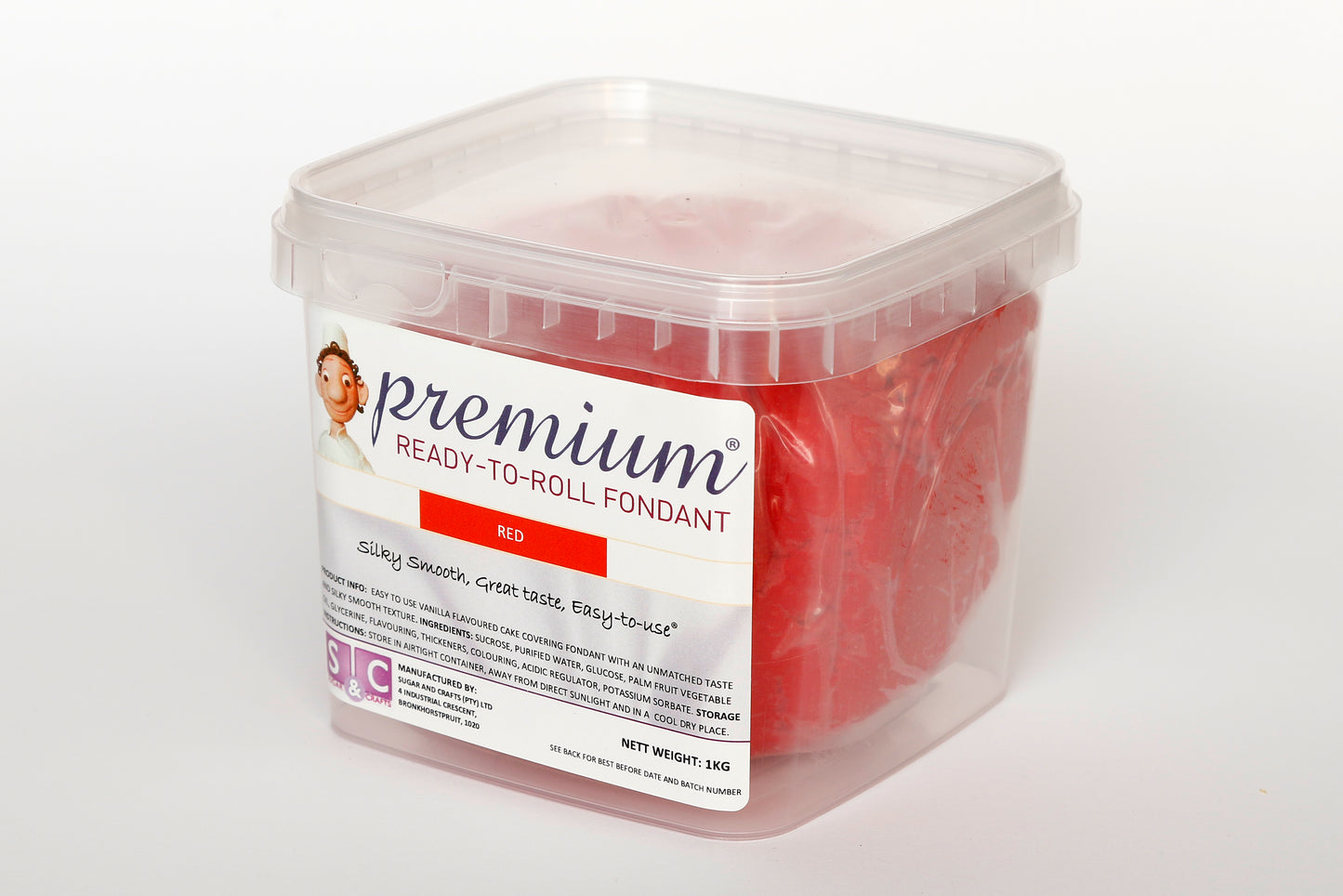 PREMIUM Fondant Red 1kg