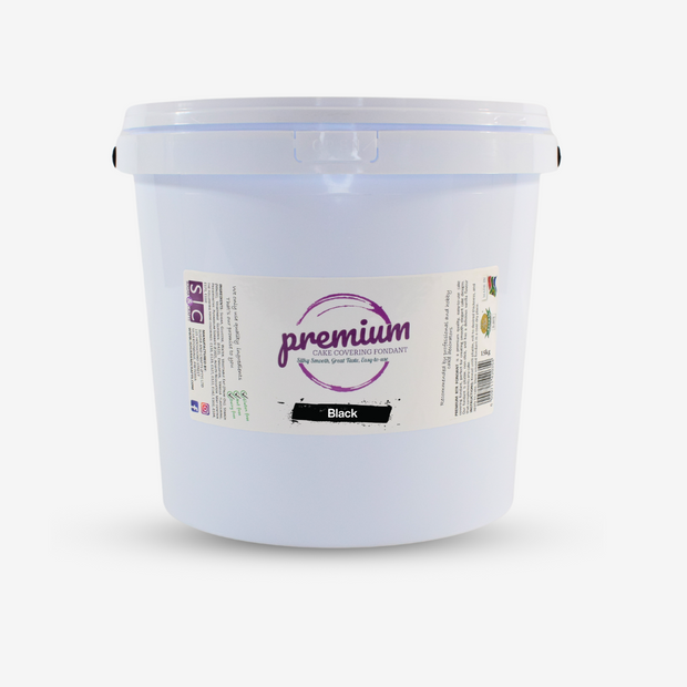 Black, Fondant, Plastic Icing, RTR, Halaal, Vegan Friendly, Gluten Free