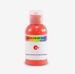 A bottle of Kolor-Burst Matts Red edible dusting and colouring powder, featuring a white label with a rainbow graphic and a red circular logo, set against a plain light gray background.