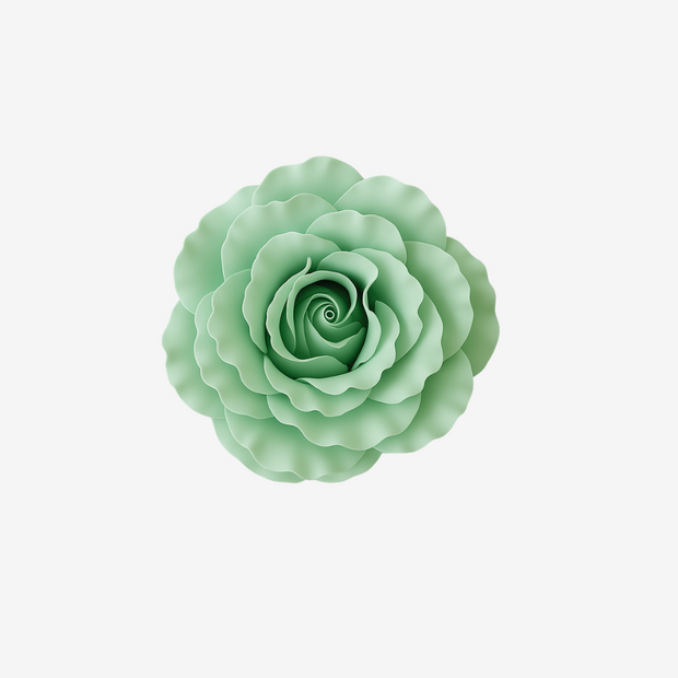Pastel Green, Blossoms, Gum Paste, Figurines, Halaal, South Africa