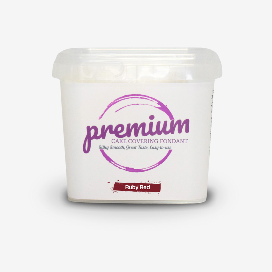 Ruby Red Icing PREMIUM Fondant Ruby Red 1kg – Sugar and Crafts