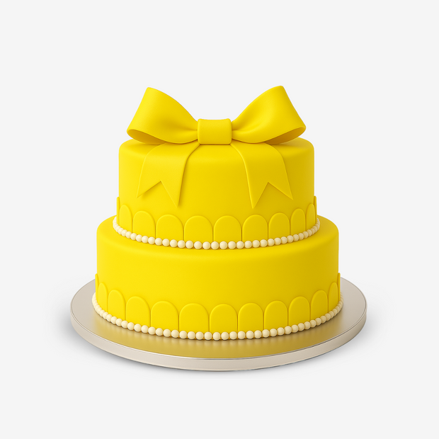 Sunny Yellow, Fondant, Fondant Covering, Sugar Paste, Halaal, Halal, South Africa