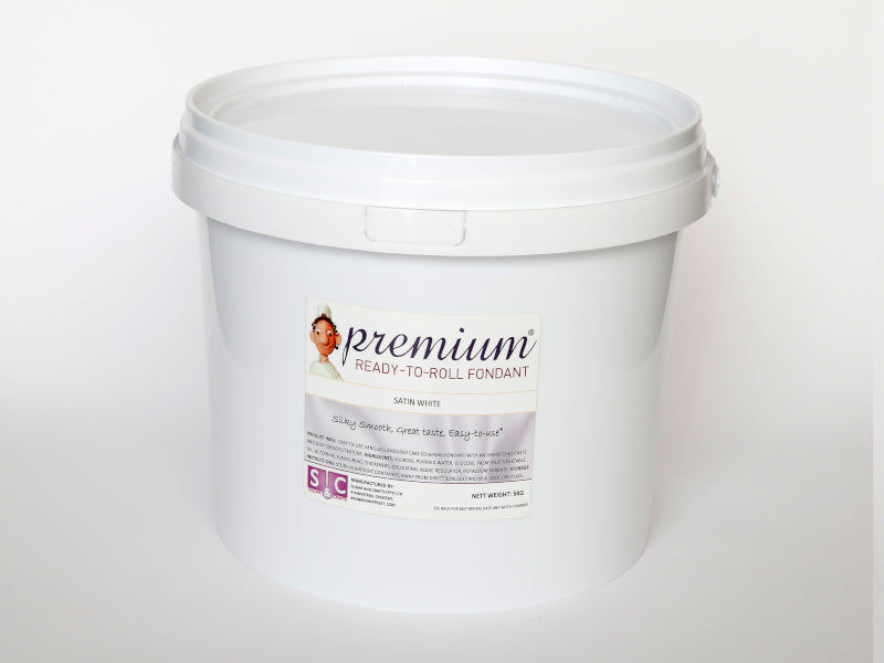 PREMIUM Fondant Satin White 5kg