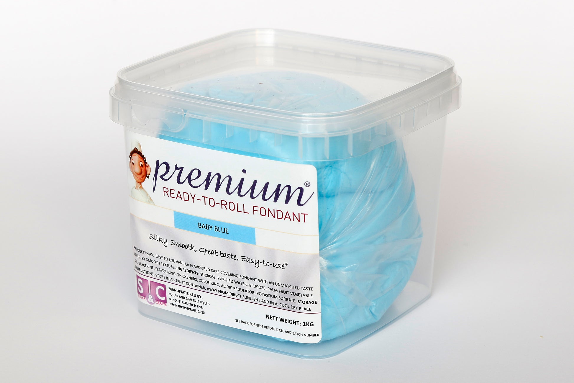 PREMIUM Fondant Baby Blue 1kg