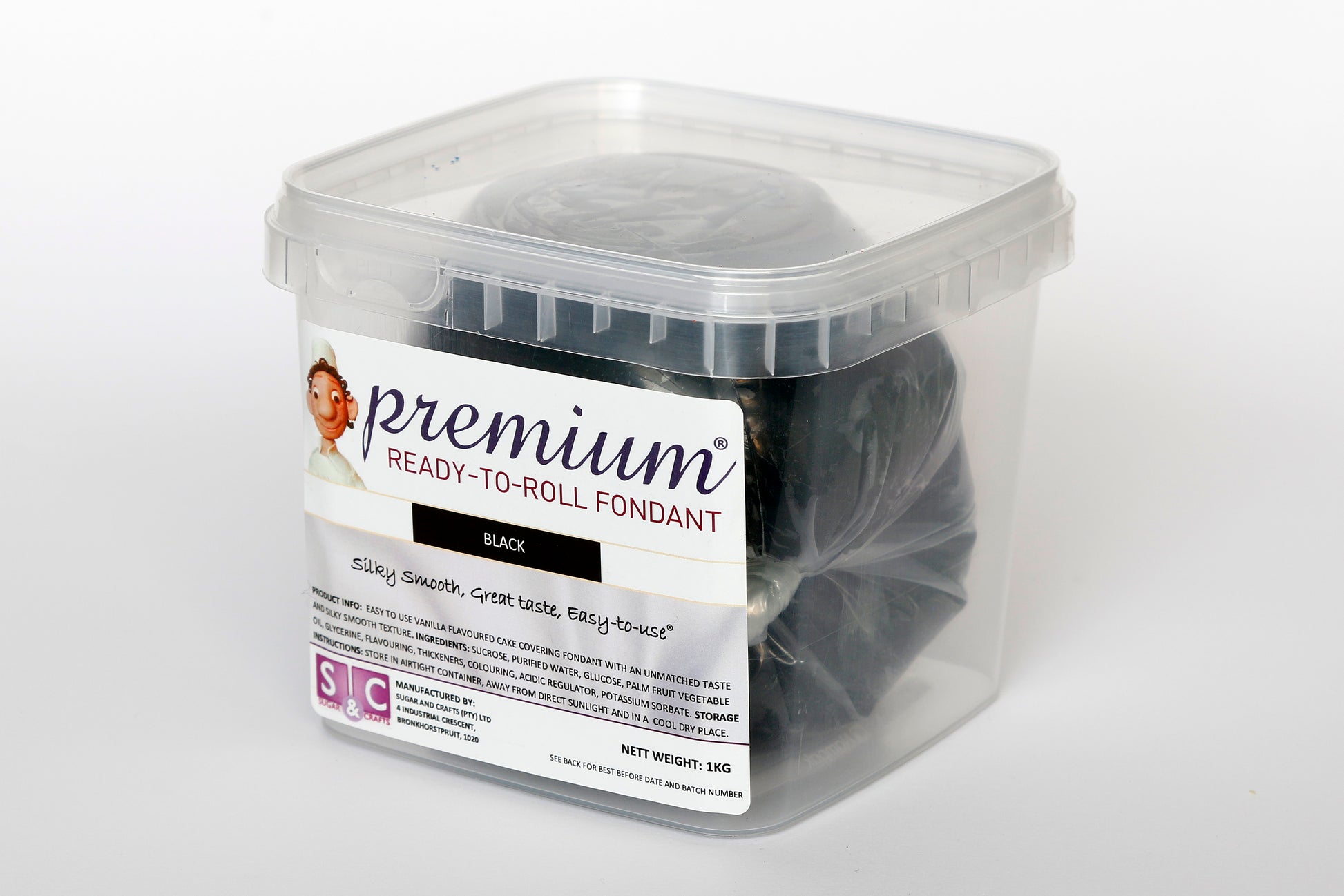 PREMIUM Fondant Black 1kg