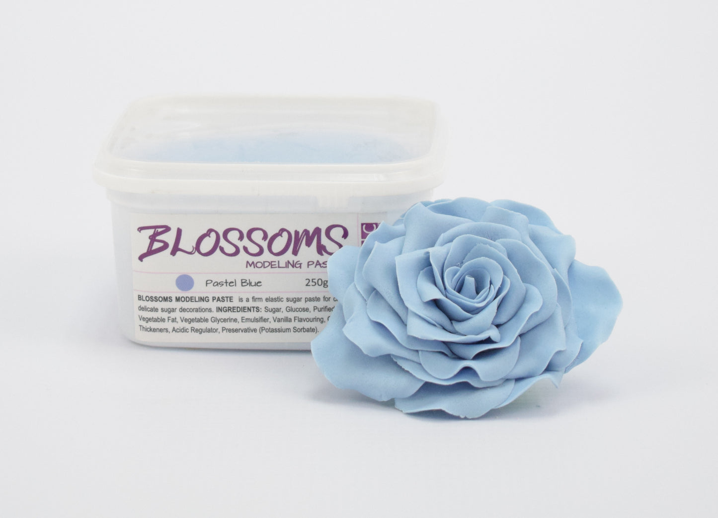 Blossoms Modeling Paste Pastel Blue 250g