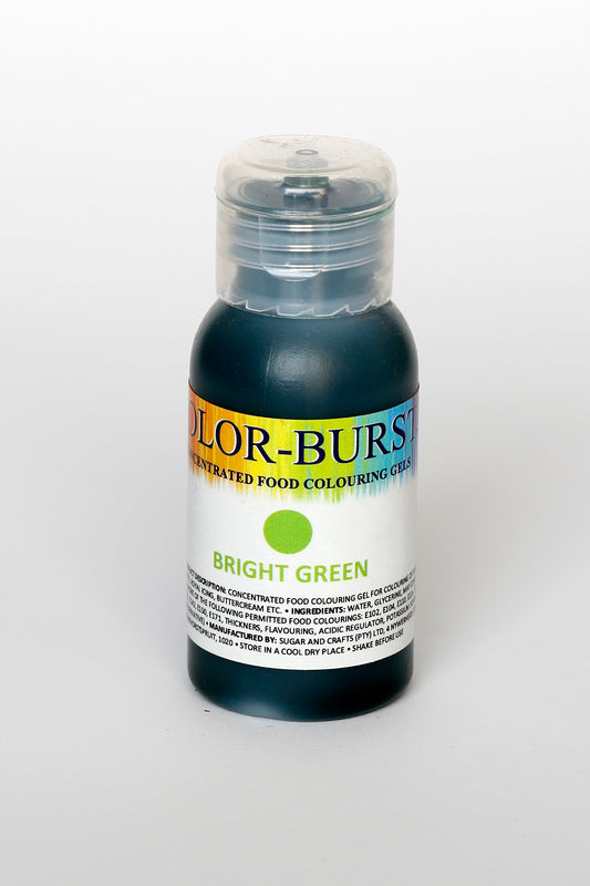 KOLOR-BURST Food Colouring Gel Bright Green 50ml