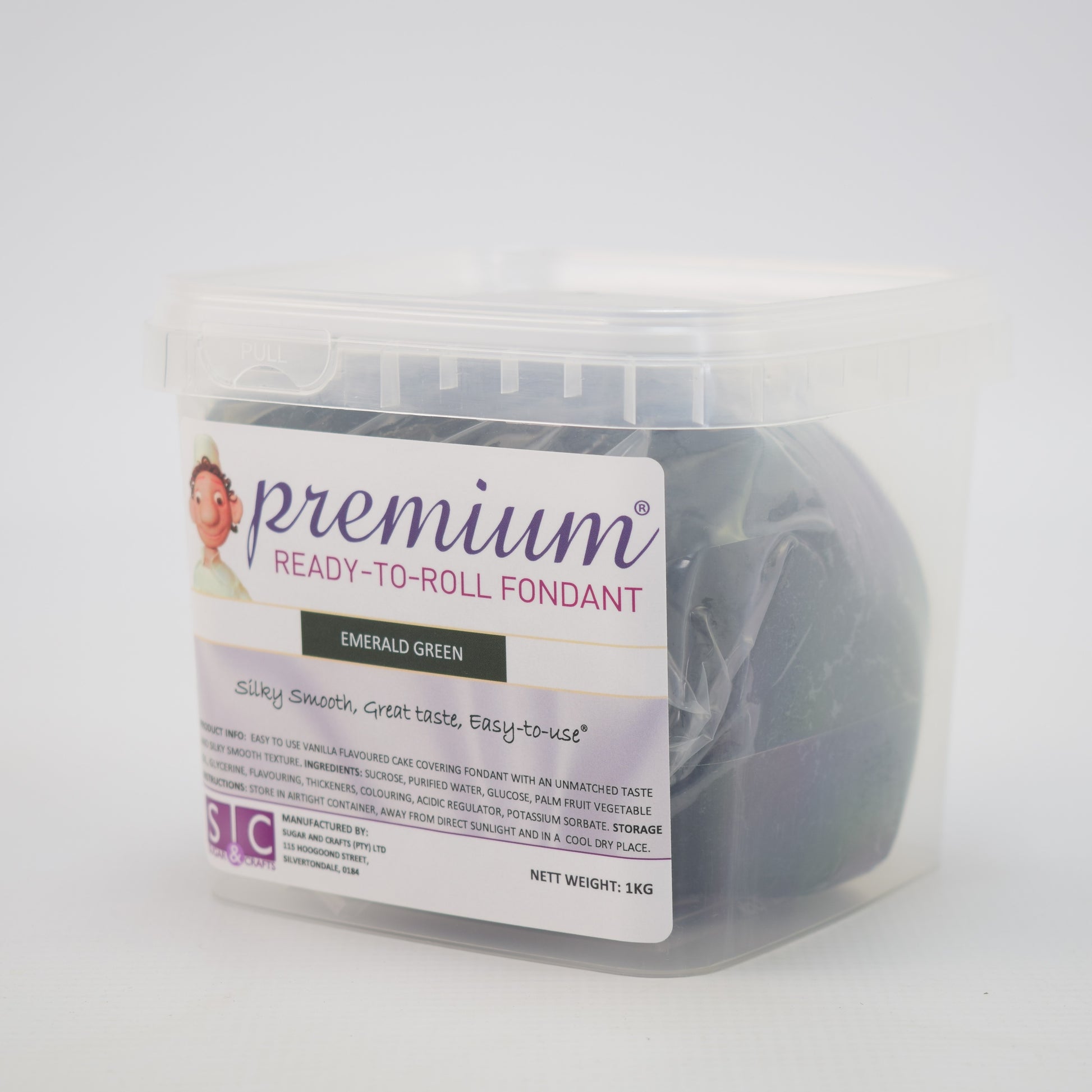 PREMIUM Fondant Emerald Green 1kg