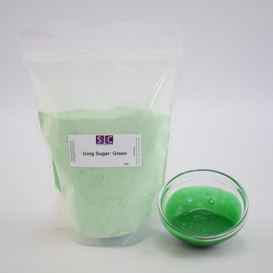 Icing Sugar 500g: Green