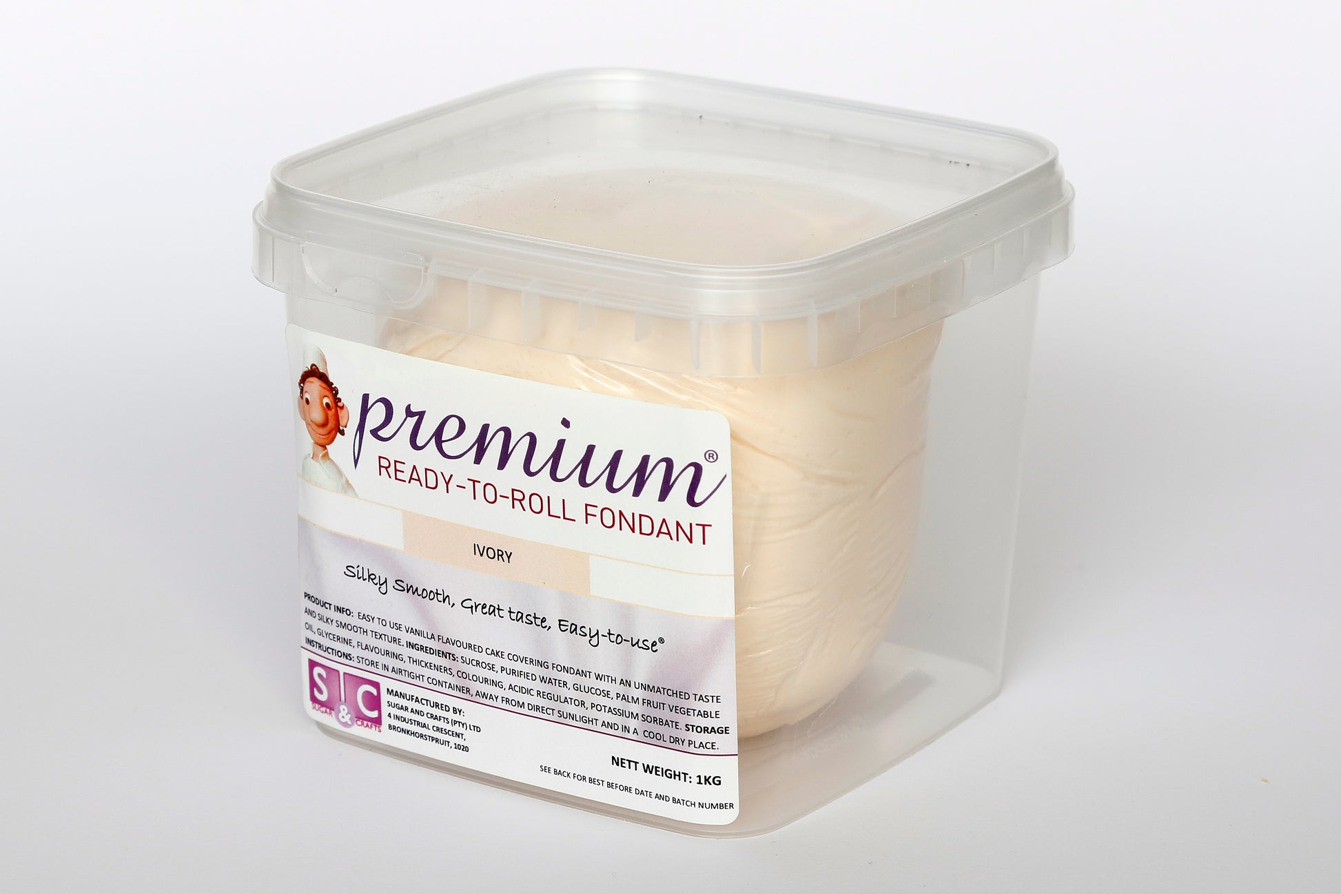 PREMIUM Fondant Ivory 1kg