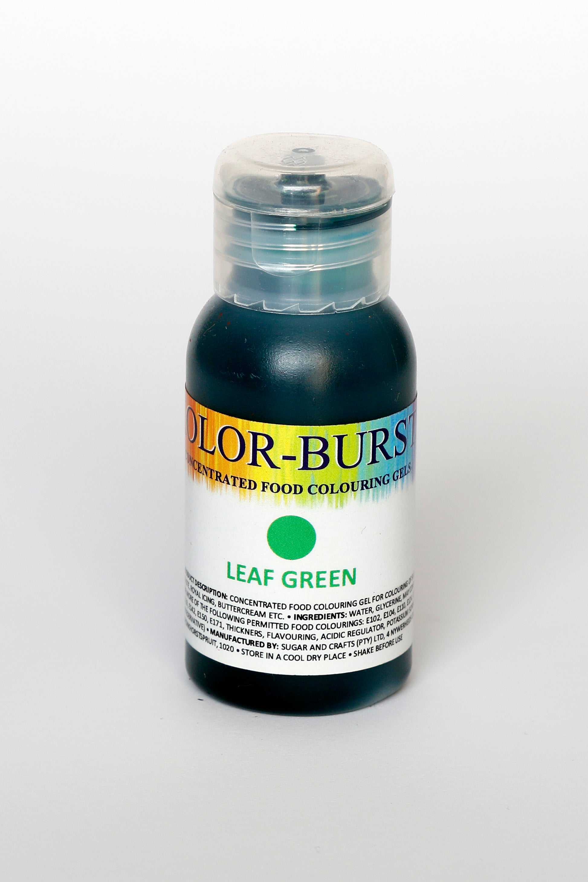 KOLOR-BURST Food Colouring Gel Leaf Green 50ml