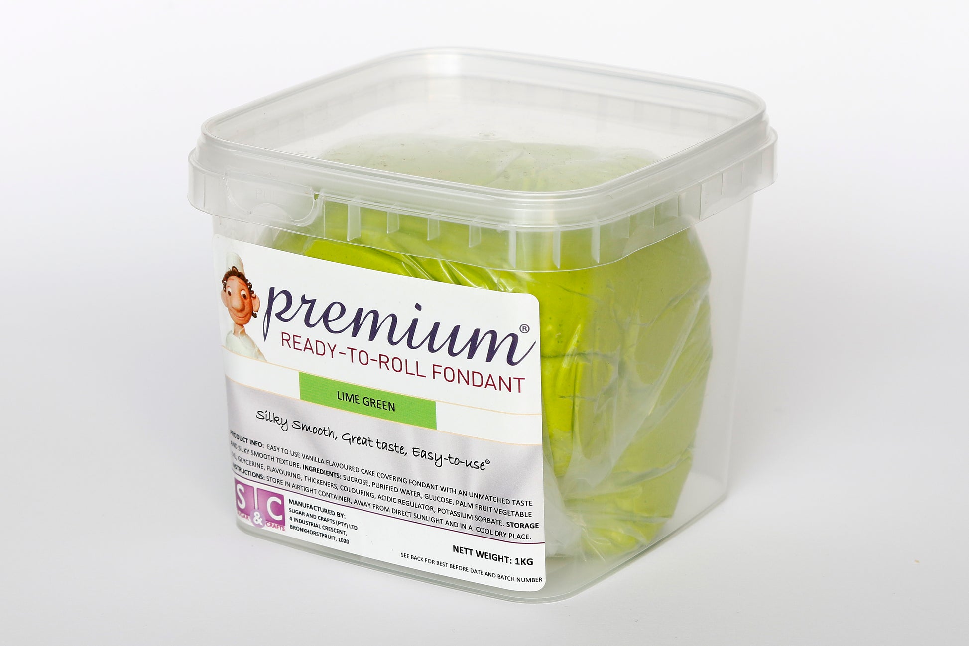 PREMIUM Fondant Lime Green 1kg