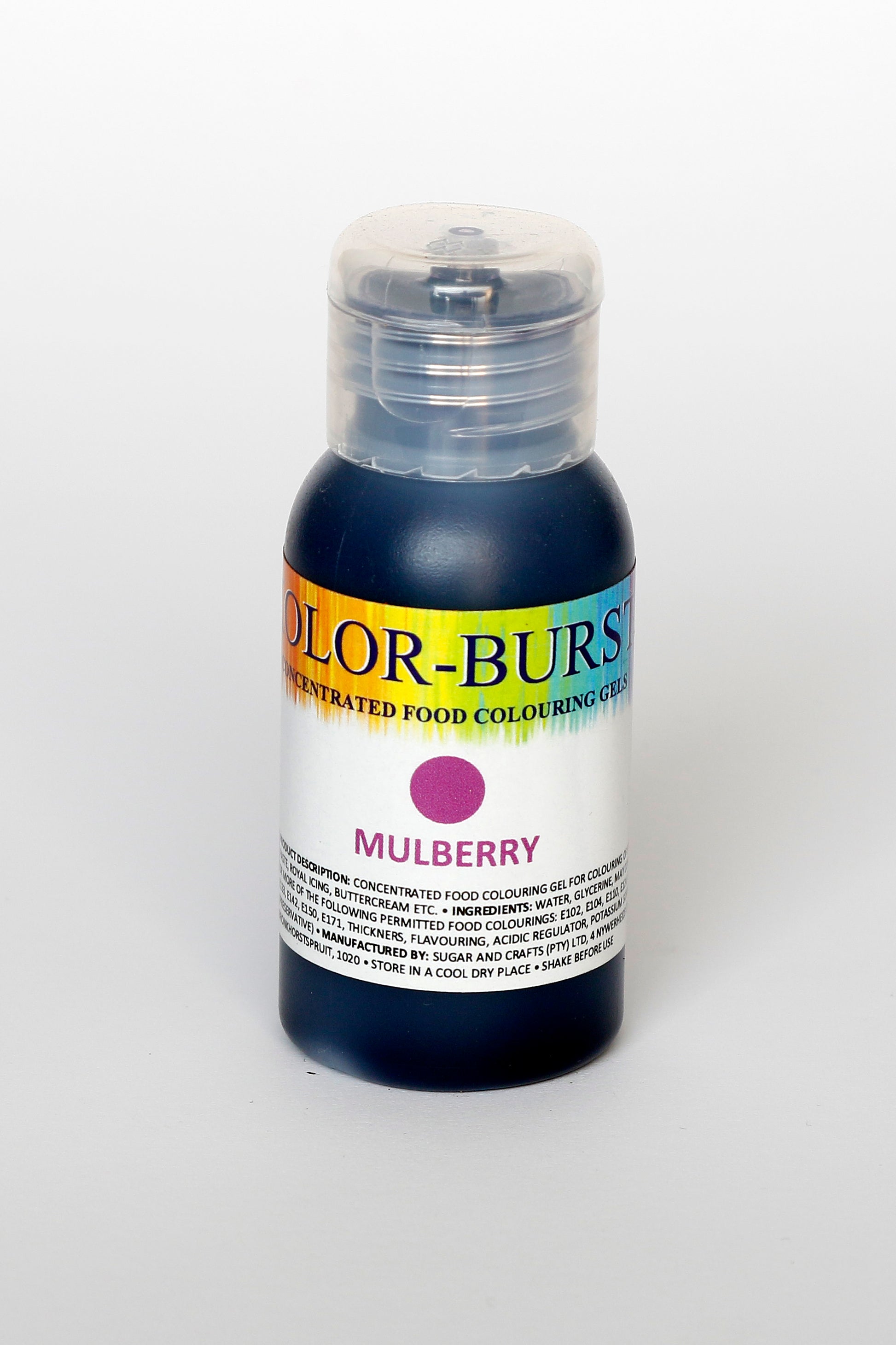 KOLOR-BURST Food Colouring Gel Mulberry 50ml