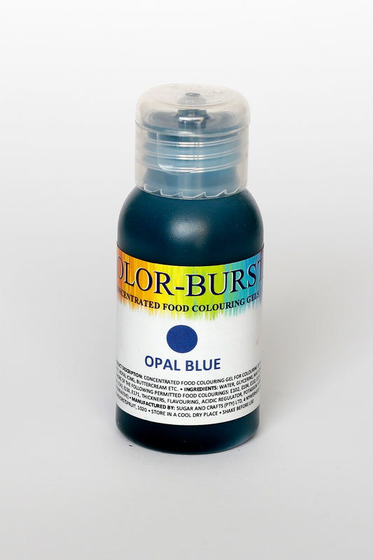 KOLOR-BURST Food Colouring Gel Opal Blue 50ml