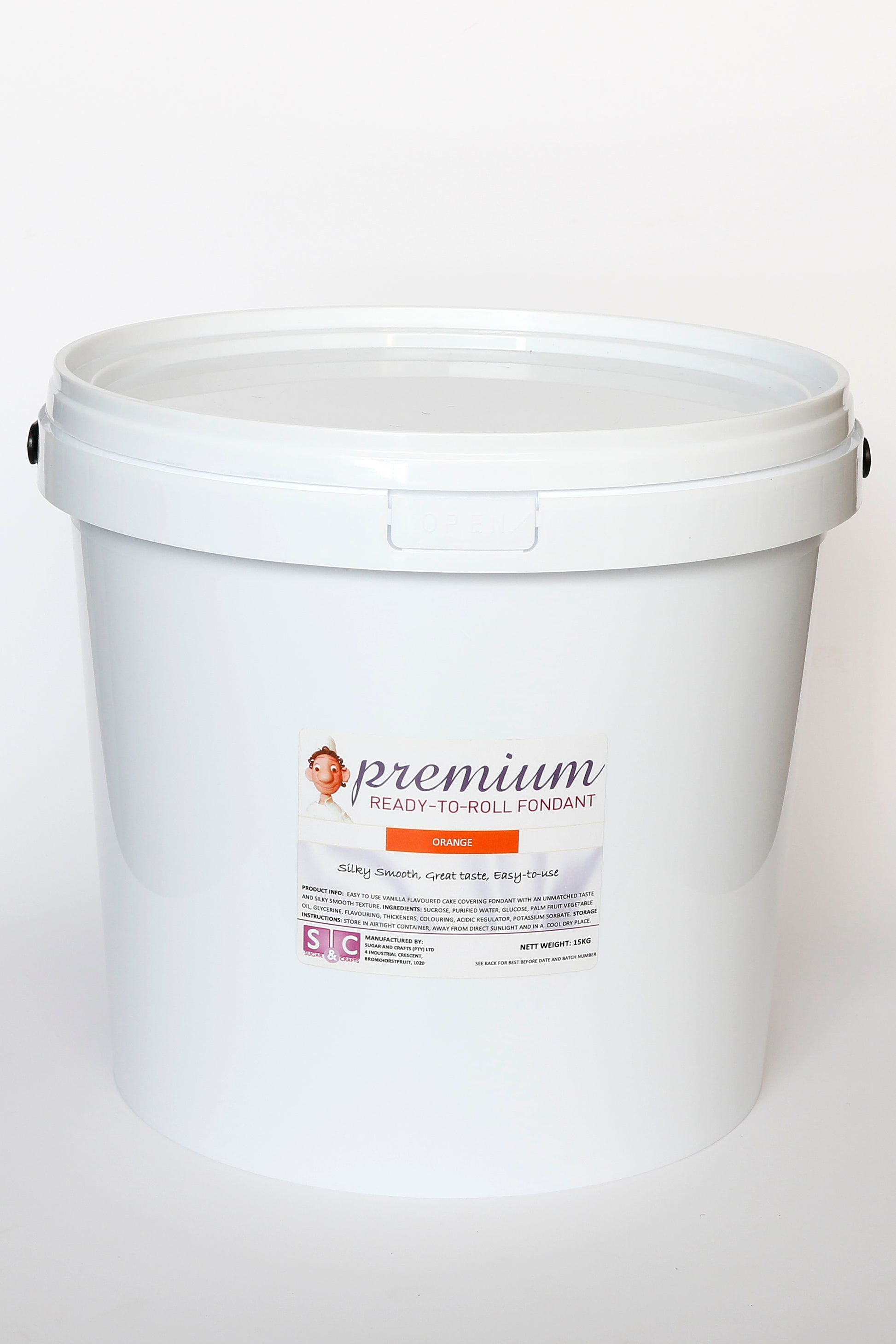 PREMIUM Fondant Orange 15kg