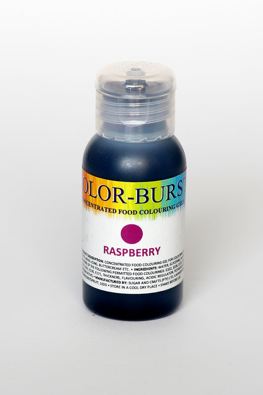 KOLOR-BURST Food Colouring Gel Raspberry 50ml